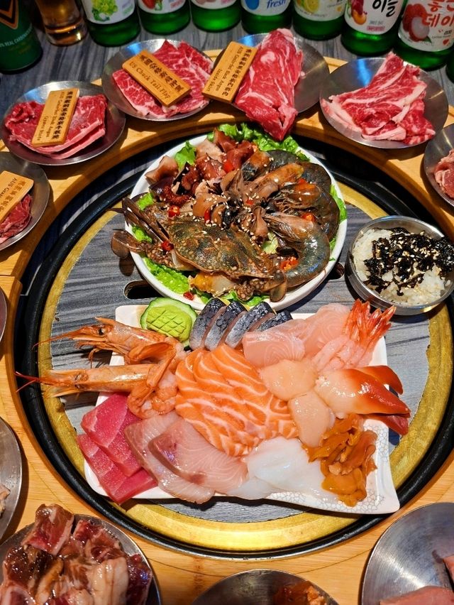 海鮮刺身、燒肉任你吃！韓燒大叔超值