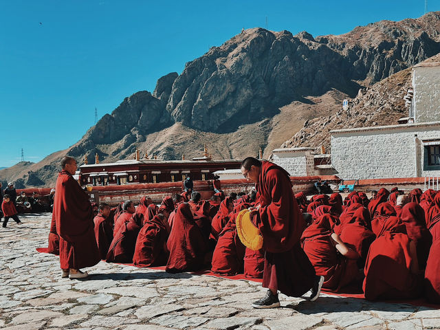 Mystic Peaks⛰️ in Drepung Monastery Mystic Peaks⛰️ in Drepung Monastery
