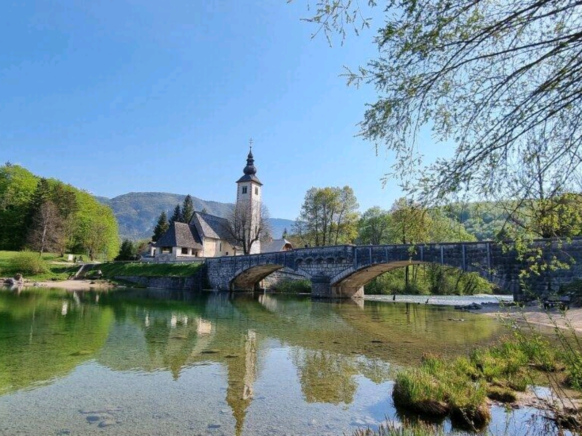 Hồ Bohinj, một hồ nước bị bỏ qua ở Slovenia.