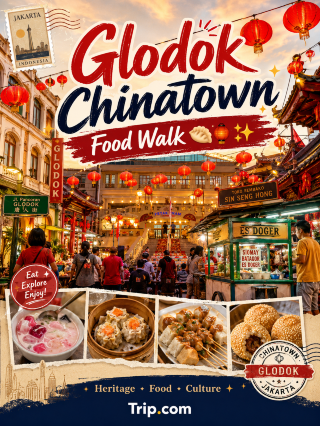Jelajah Kuliner Pecinan Glodok: Pasar, Vihara & Jajanan Lokal.