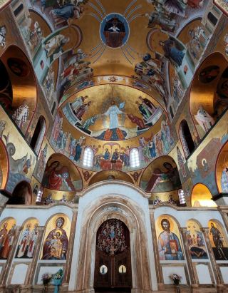 ✨ Cathedral of the Resurrection | Golden Light in Podgorica