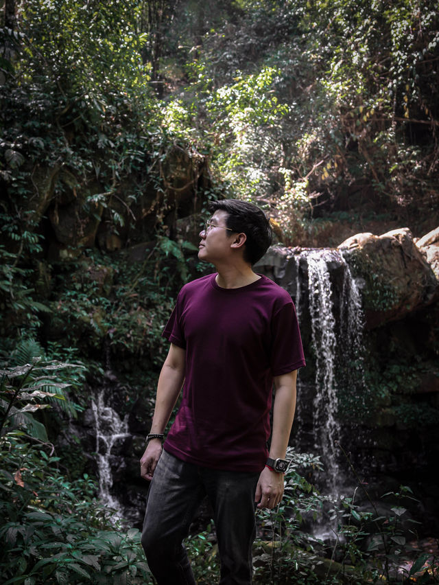 Enjoy the sound of nature @ Sapan Waterfall