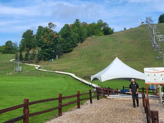 Crystal Coaster Alpine Slide is an action packed ride with spectacular views