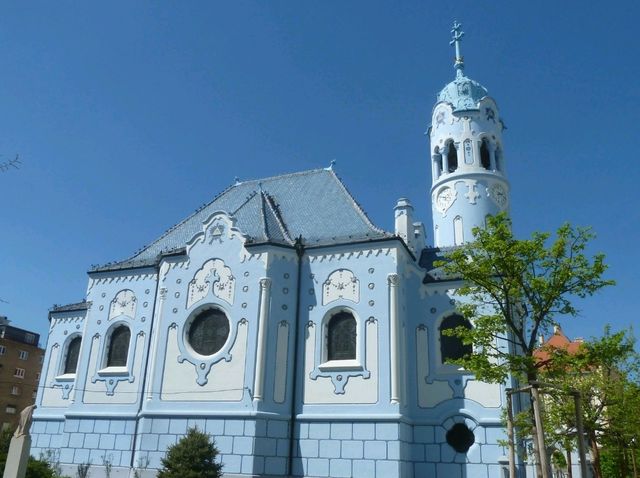 The blue church