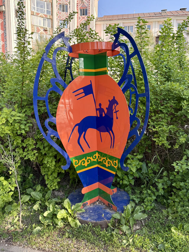 Street Art Walks in Springtime Almaty