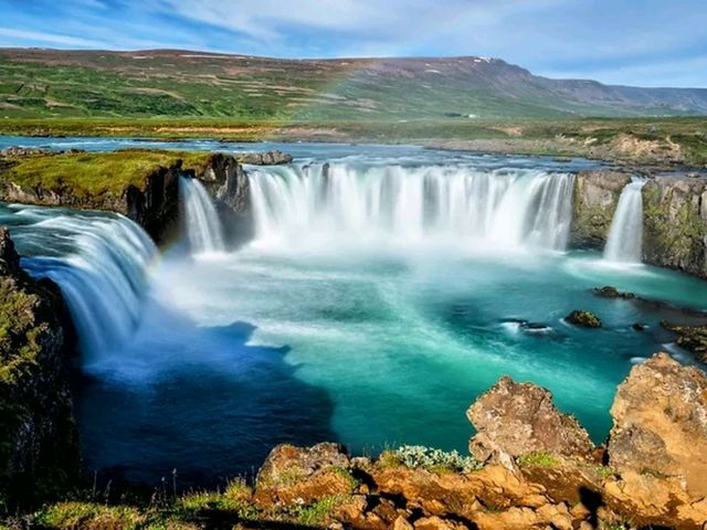 Enjoy the stunning waterfalls of Iceland!