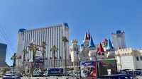 Walk along the Las Vegas Boulevard.