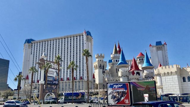 Walk along the Las Vegas Boulevard.