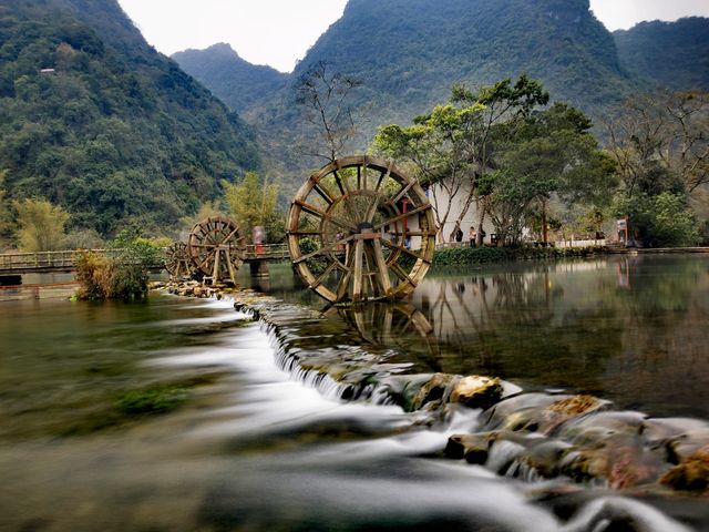 滇東桂自由行（6）/山水畫卷看鵝泉