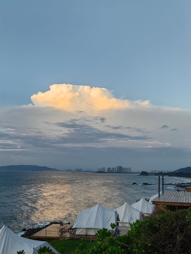 惠州遛娃｜懸崖露營，這裡真的不是巴厘島