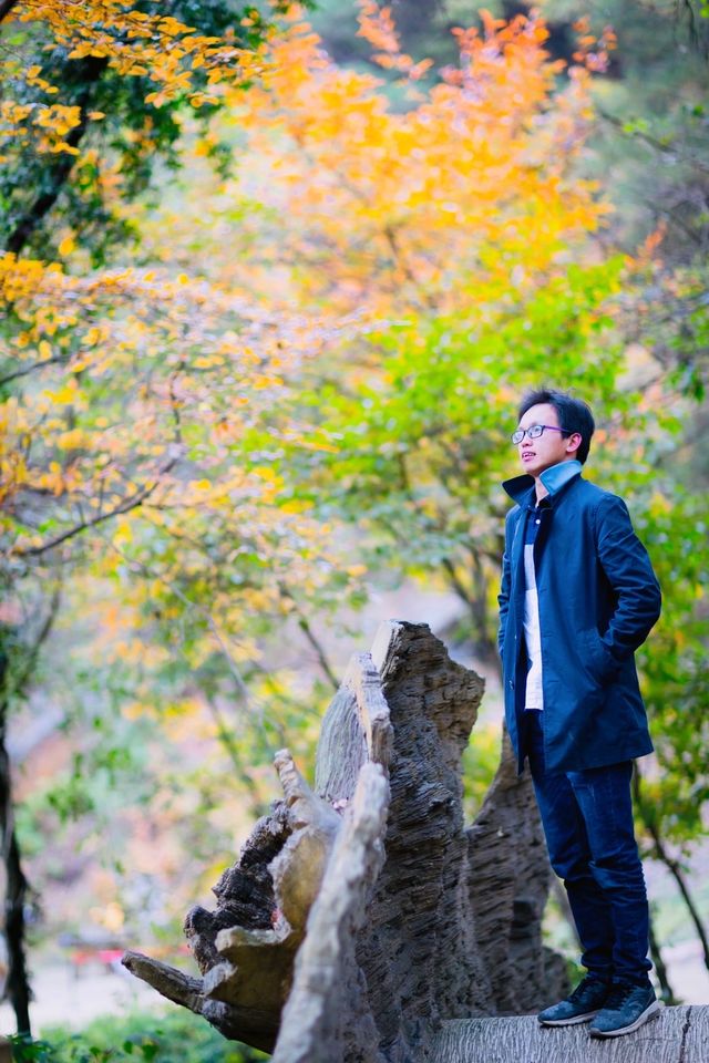 秋天的，總是帶著微紅與溫柔