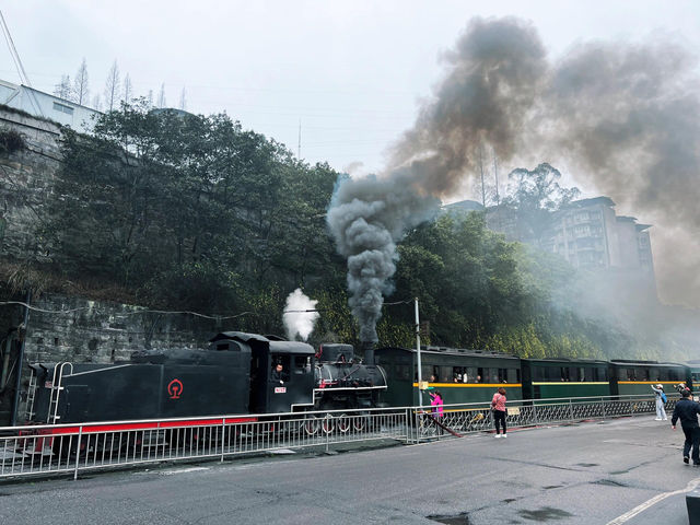 四川樂山嘉陽小火車｜開往春天的列車