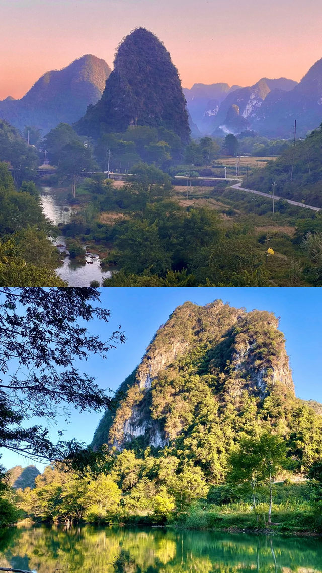 廣西的南極洛，僅徒步1分鐘的無人秘境瀑布