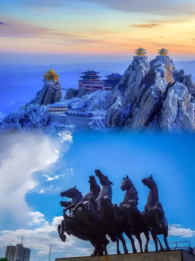 로양 고성 예경문 십자거리에 오지 않고 모란꽃을 구경하지 않으면 정말 손해입니다