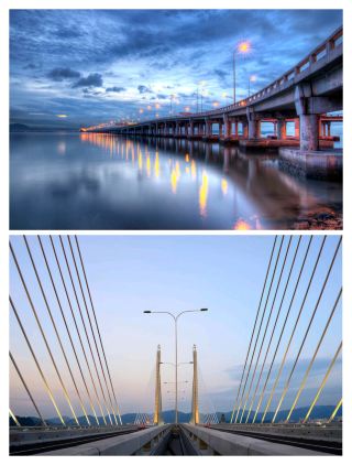 Penang Landmark - The Penang Bridge of Malaysia