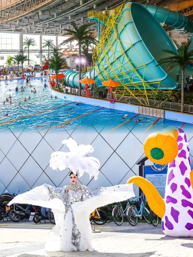 The taste of summer, Beijing hot spring water play with Thai-style water park