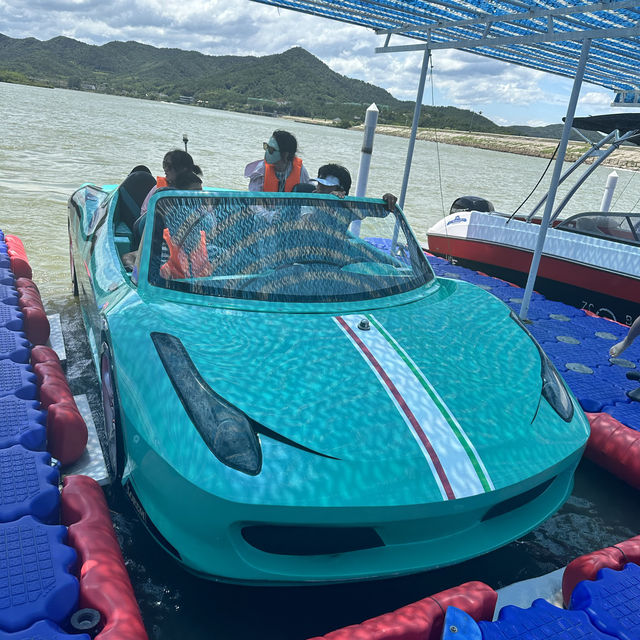 Water rides in summer