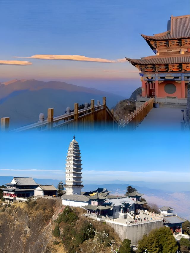鷄足山景區打卡 踏上鷄足山，彷彿步入了一幅空靈的畫卷。山峰疊翠，雲霧縹繞，猶如仙境一般。