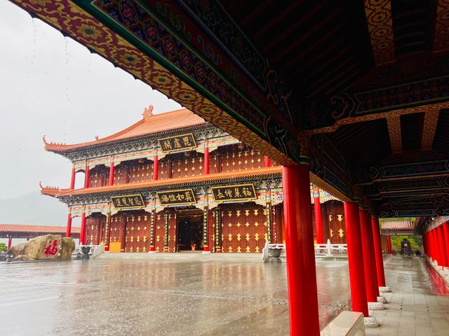 珠海金台寺景點打卡。