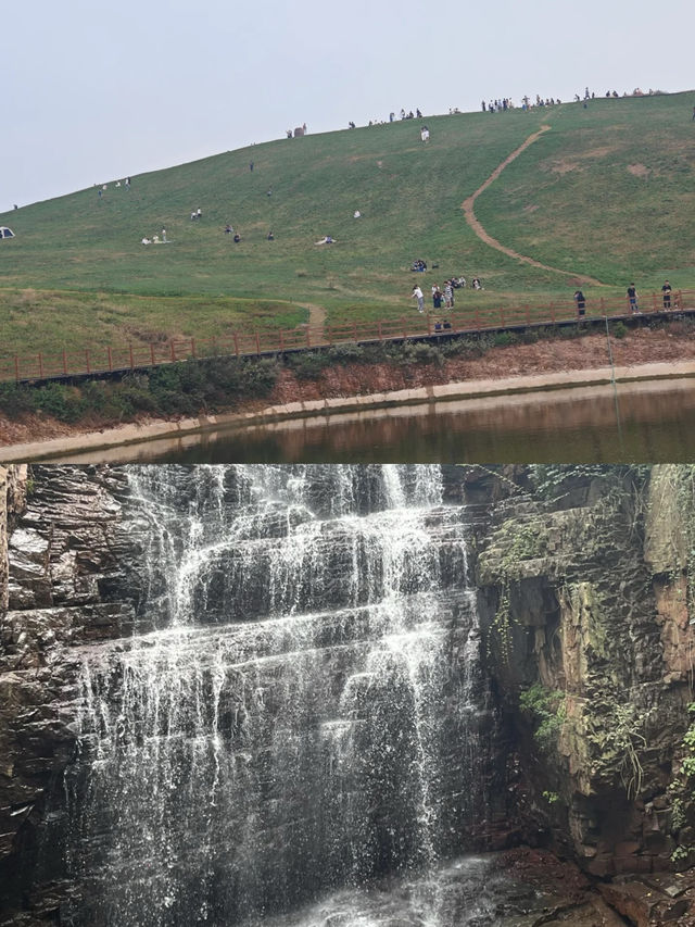 鄭州周邊避暑勝地伏羲山大峽谷太清涼了。