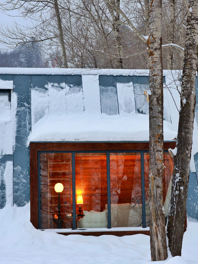 長白山柏悦｜木屋、滑雪、白樺林中的冰雪秘境