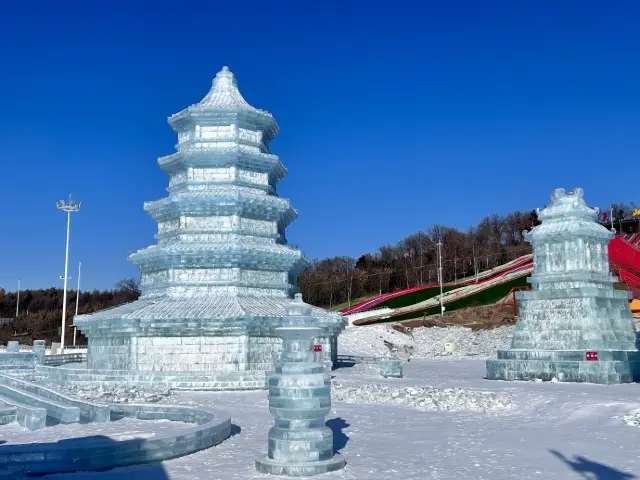 창춘 빙설 신천지 | 일몰 시간의 절경 향연