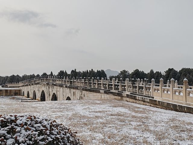 薄雪紅妝祭皇家——清東陵