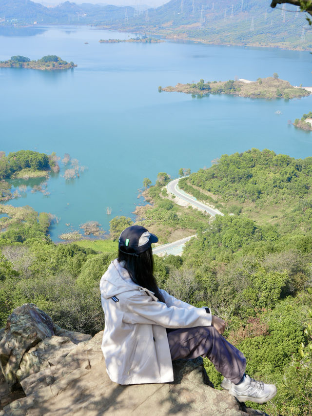 半小時登頂被深圳這片絕美湖景治癒了