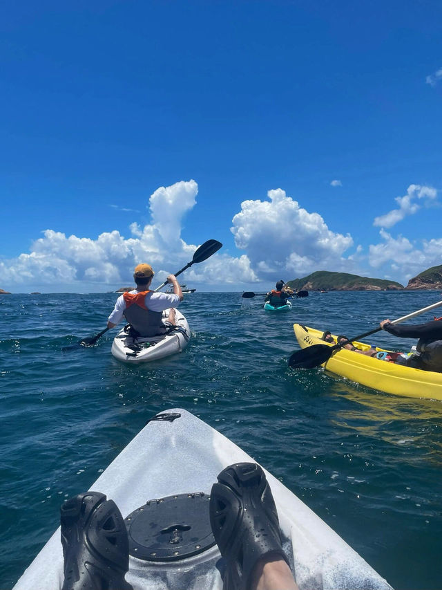 🌊香港白臘村，皮划艇樂趣滿滿！