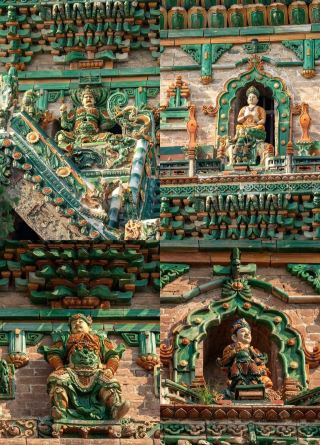 Compared to the Yingxian Wooden Pagoda, I highly recommend this unfading glazed pagoda