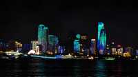 璀璨都市夜景指南武昌江灘吹吹風+賞燈光秀