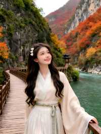 漢中紅葉遊：穿漢服免票吃魚僅 60/人