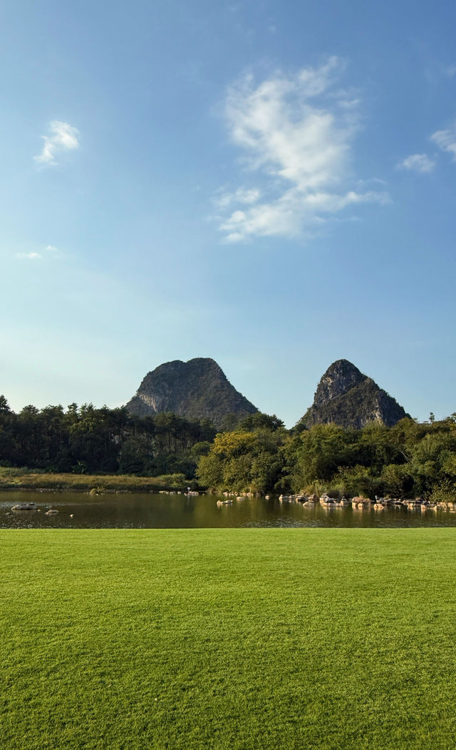 桂林被取締的高爾夫球場，搖身一變成風景絕美的休閒公園！