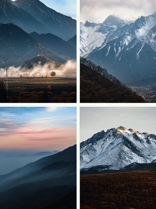 西寧的秋：一半金黃染高原，一半湛藍映山河