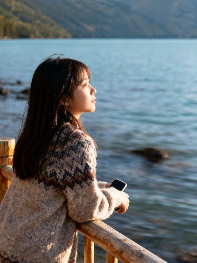 秋天的喀納斯，隨手一拍都是壁紙