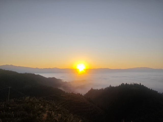 高屋塘觀日出 高屋塘觀日出