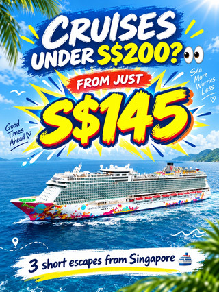 S$145 for a Cruise? 3 Budget Escapes from Singapore 🚢
