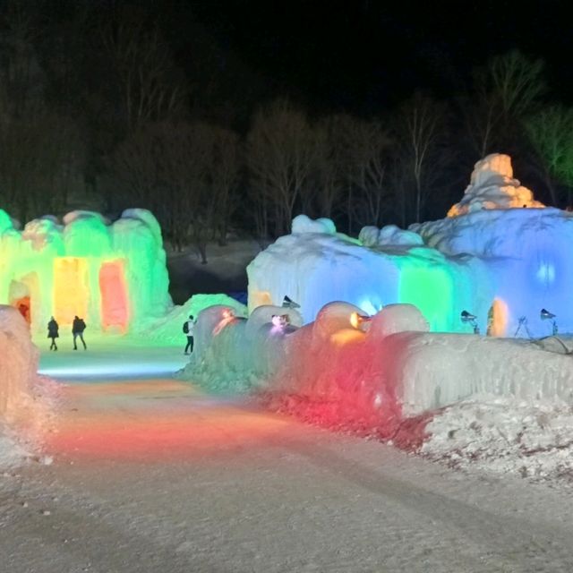 北海道層雲峽冰瀑祭