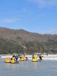 이번주가 마지막이라는 포천 산정호수 썰매축제🥹❄️