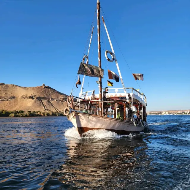 Sail to Nubian Village, Egypt