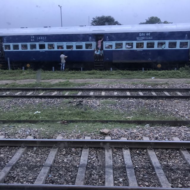 Taking the train in India