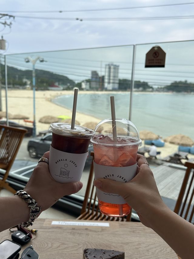 양양 죽도해변 바다뷰 카페 ‘마할로 죽도’🏝️