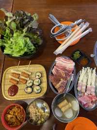 🥓กามิ บุฟเฟ่ปิ้งย่างเกาหลี 300 รวมน้ำแล้ว🔥