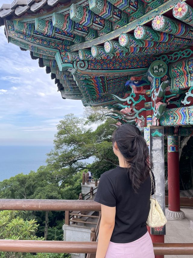 산책과 힐링이 필요하다면 오션뷰 사찰 여수 향일암🌿