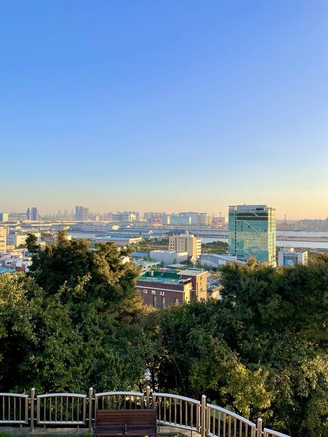 인천 노을 명소 자유공원🌅
