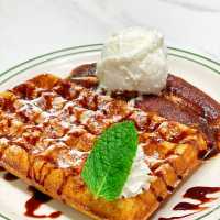 ☘️Green Waffle Diner🧇值得一試😋