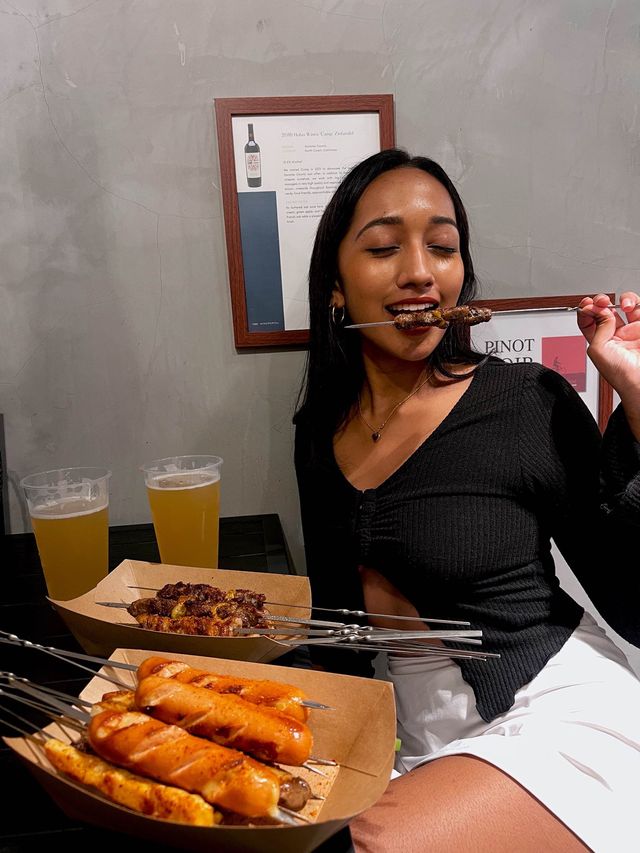 Affordable & yummy skewers @ cheers 