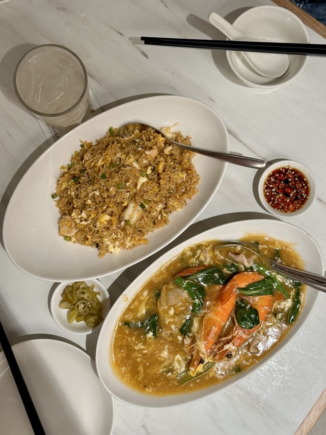 Wok Hey infused Prawn Mains!!🦐🍜🍛