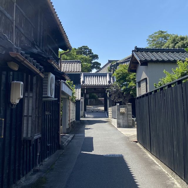 【知多半島】旧家の町並みの奥にある極楽山浄土寺