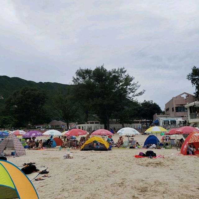 風和日麗的石澳海灘